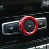 Car Multimedia Knob Button Decoration Multimedia Control Cover Fit For Mercedes Benz AMG A B CLA GLA GLE ML GL C W204 Class