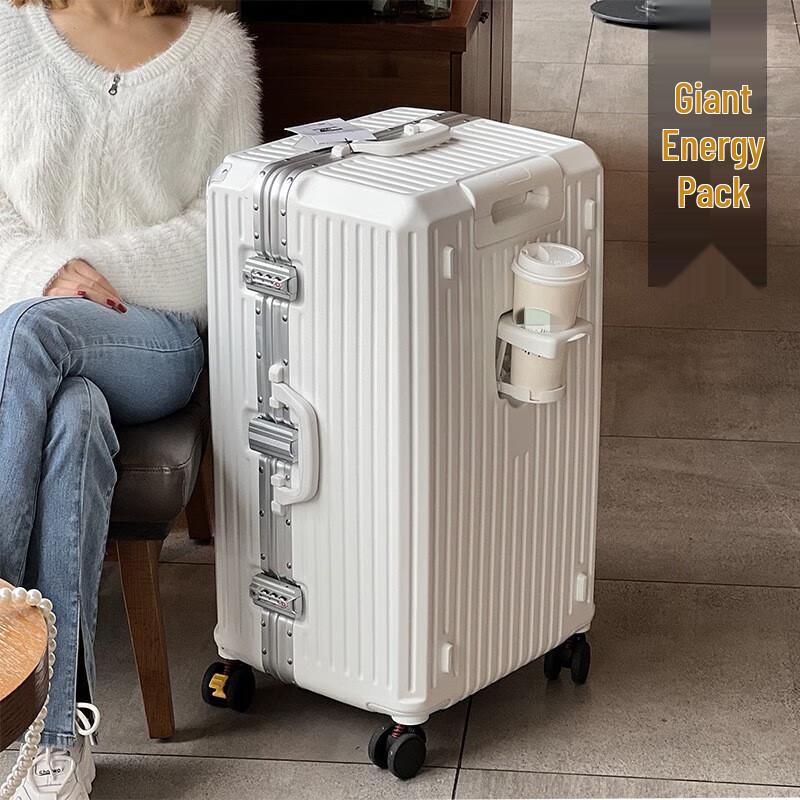 Shinao 36-Zoll Hartschalenkoffer mit Aluminiumrahmen