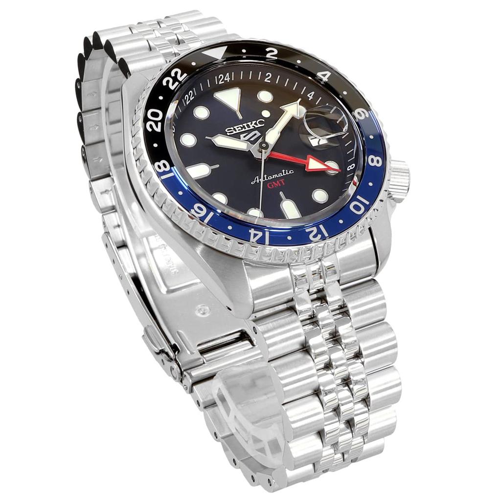SEIKO 5 SPORTS SKX Sports Style GMT Model Automatic Mechanical Made In International Model Wristwatch, Men's, Japan, SSK003, Blue, [Used]