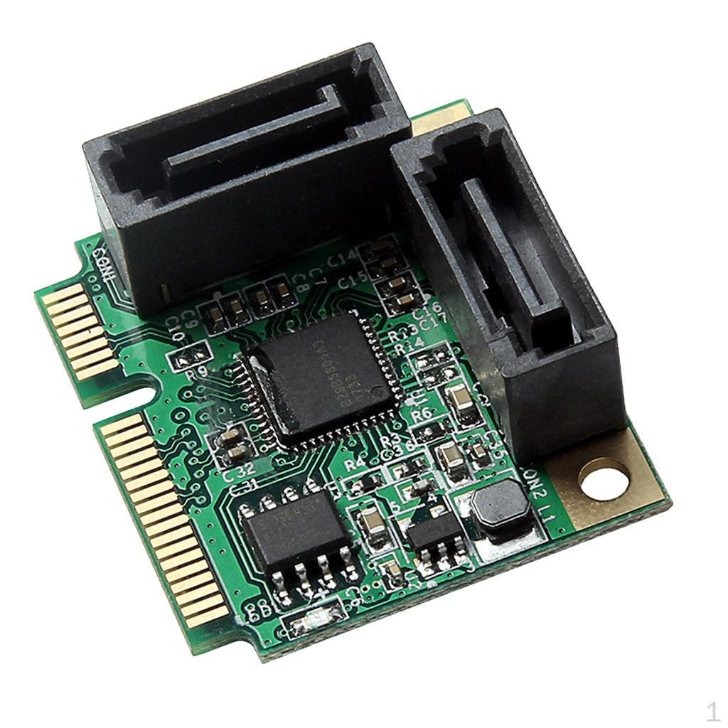 to 2Port SATA3.0 III 6 / S Expansion Card Adapter