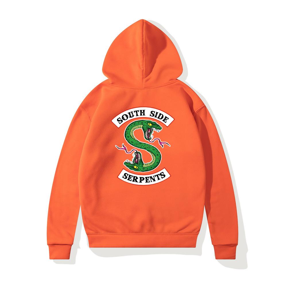 Hip Hop Riverdale South Side Serpents Women Hoodies Fleece Woman Harajuku Pullover Y2K Unisex Hoody Clothes Streetwear