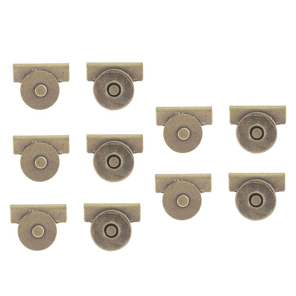 

5Pairs 14/18mm Bag Buckle Accessories Self-Sewing DIY No-sew Button Wallet Craft Buckle Fasteners Clasps Buttons мідний