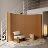 Accordion Paper Partition Screen: Movable Exhibition Fence & Living Room Backdrop – No Installation Needed