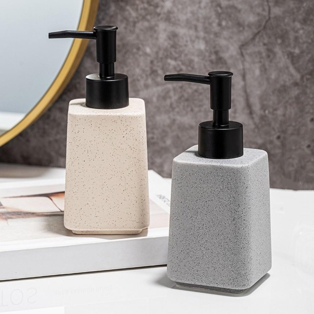 Ceramic Lotion Pump Bottle Press Pump Design Shampoo Bottle Dispenser Bathroom