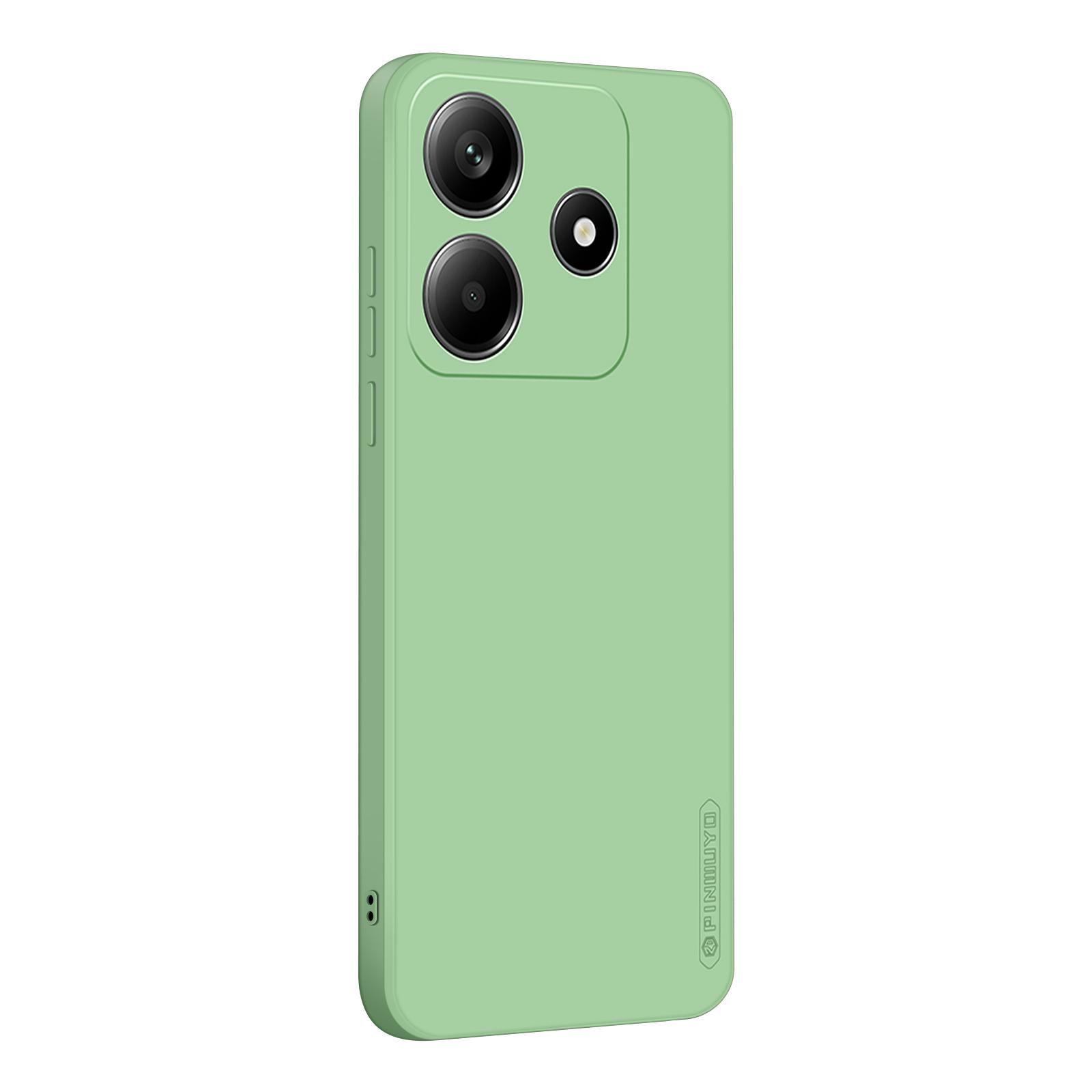 

Для Xiaomi Redmi Note 14 5G Чохол для телефону PINWUYO М яка матова TPU Мобільна задня кришка Green