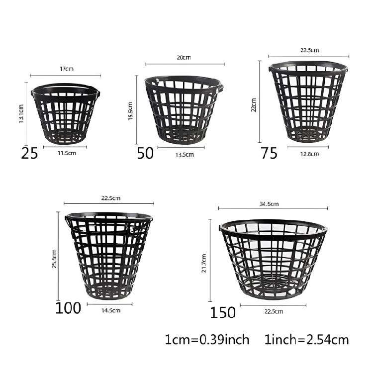 Cesto da Golf Grande Contenitore per Palline da Golf Secchi per Campo Accessori da Golf