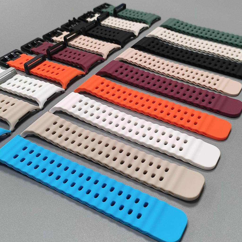 No Gaps Breathable Band For Samsung Galaxy Watch Ultra 2025 47mm Silicone Strap Samsung Galaxy Ultra 47mm Bracelets Accessories
