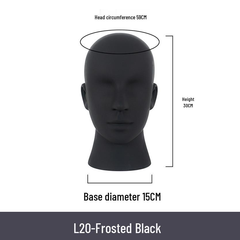 Multifunctional Display Mannequin Head for Spray Paint Hat, Bow Tie, Glasses, and Mask Props