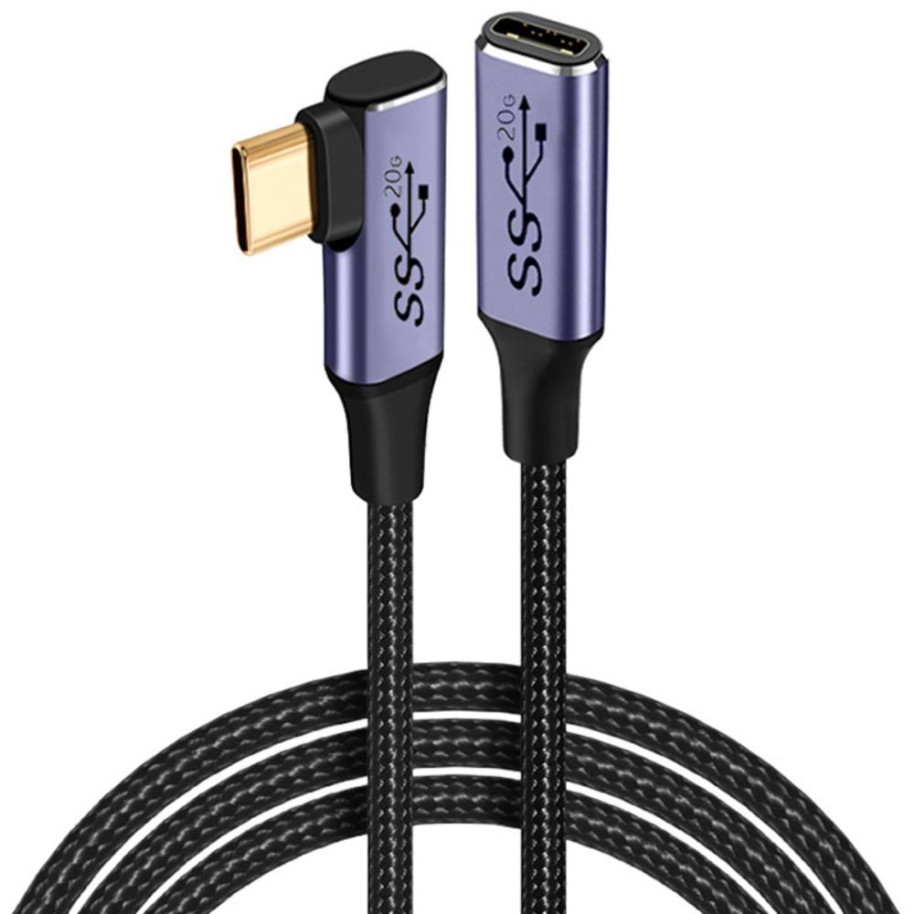 

20Gbps USB-C Extension Wire 4K@60Hz Data Cord NEW Fast Charging Line for Laptop Mobile Phone 150cm