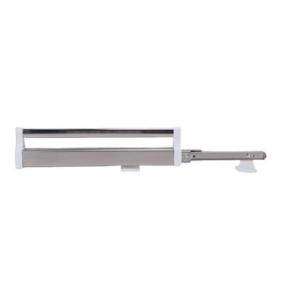 Barra Valet de Armário Extensível Aço Inoxidável Cabide de Roupa Trilho Deslizante para Calças Casacos 400mm 15,7 Polegadas