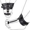 SM Slave Handcuffs Sex Fetish Bondage BDSM Toe Cuffs  Leather Thumb Toes Bondage Cuff Adult Restraint Game Sex Toy 18+ Supplies