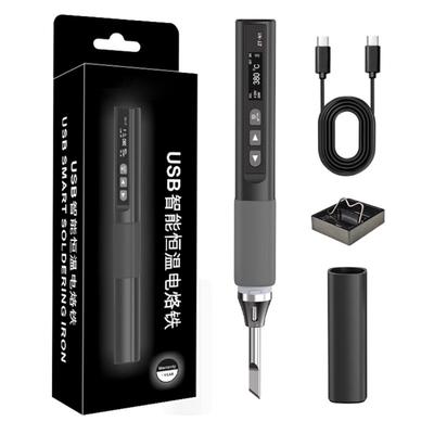 Intelligent Temperature Control Soldering Iron 96W Welder High Power Welding Pen for Fast Heating &Precise Welding