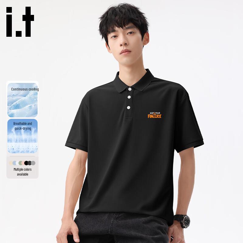 Fingercroxx Men's Japanese Casual Quick-Dry Polo Shirt