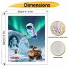Disney Robot Love Scene Oil Paint Digital Painting Art Kit FillIn Painting Home Decor