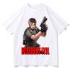 Leon Kennedy Tour 2026 Tshirts Summer Oneck Short Sleeve Female Tshirts Casual Loose Unisex Tees Top Print Pure Cotton Clothes