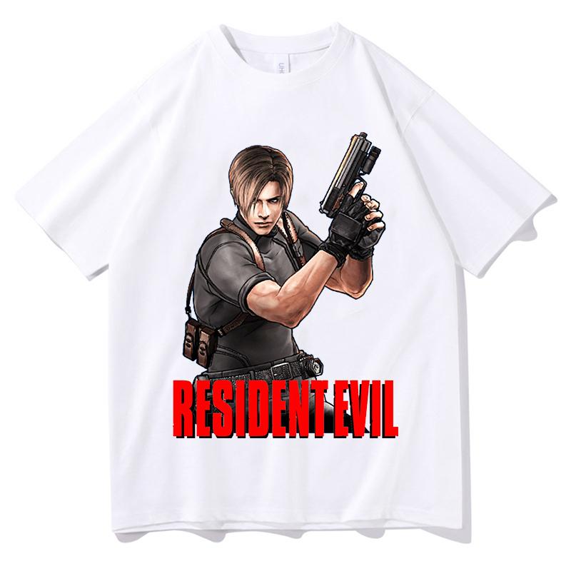 Leon Kennedy Tour 2026 Tshirts Summer Oneck Short Sleeve Female Tshirts Casual Loose Unisex Tees Top Print Pure Cotton Clothes