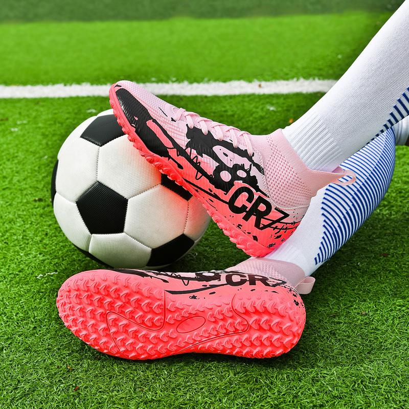 Mens Soccer Shoes Women Adults Society Football Cleats Ultralight Training Soccer Sneakers Outdoor Professional Football Boots