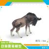 Forest Animal Model Simulation Wildebeest Antelope Big Horn Deer Twist Horn Goat Antelope Static Ornament Toy