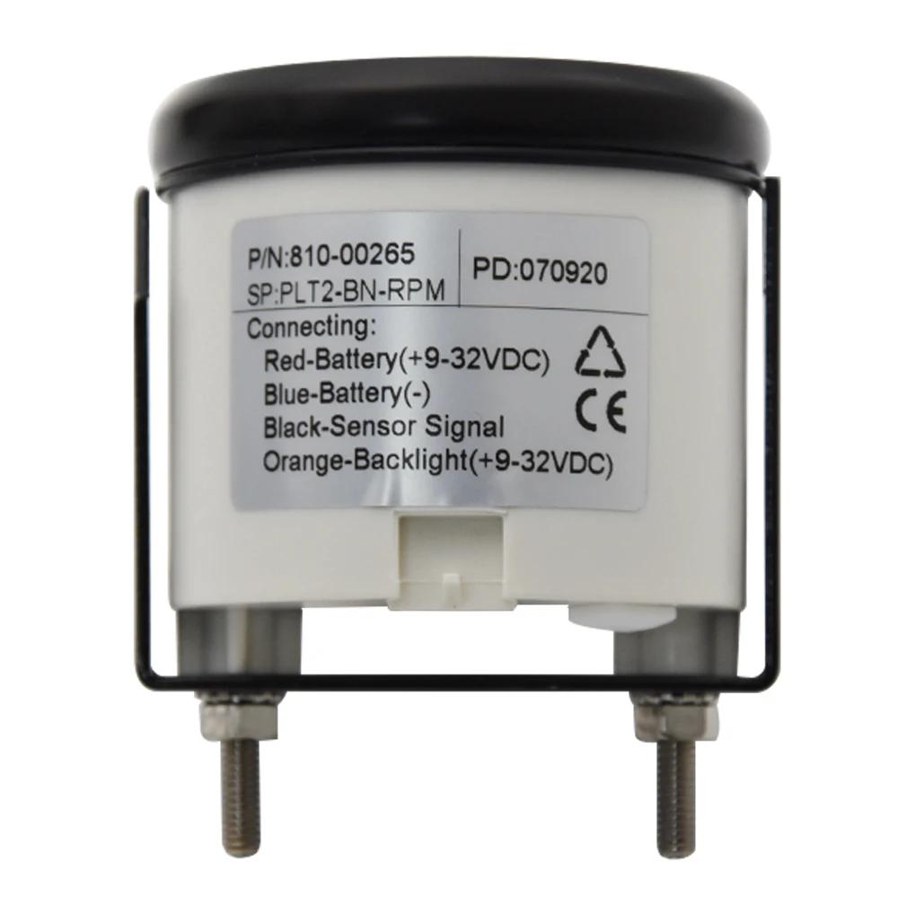 0-9990 RPM 52mm Car Digital Tachometer with Hour Meter Tacho Gauge Rpm Meter Speed for Auto Truck Boat Truck Marine Motorcycle