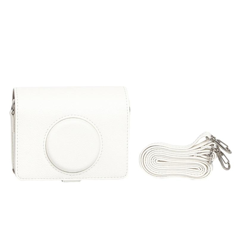 

For Mini EVO Case Stylish PU Leather Protective Bag for Mini EVO Instant Camera Protector Adjustable Shoulder Strap