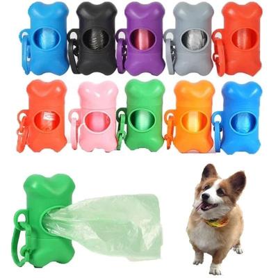 Haustier Hunde Kotbeutel Knochenform Spender Abfall Müllträger Halter Spender Kotbeutel Hunde Müll Reinigungswerkzeug Haustierprodukte