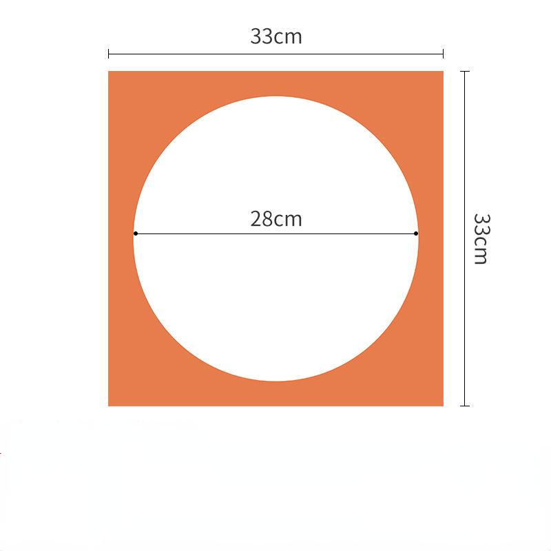 Square/Round Watercolor Paper 10 Sheets Professional Water Color Paper Postcard for Painting School Supplies