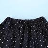 Girls' French Polka Dot Wide-Leg Pants Set