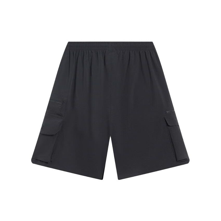 Li-Ning Sports Life Series Solid Color Quick-Dry Elastic Waist Straight-Leg Casual Shorts Men Bottoms AKST441-2