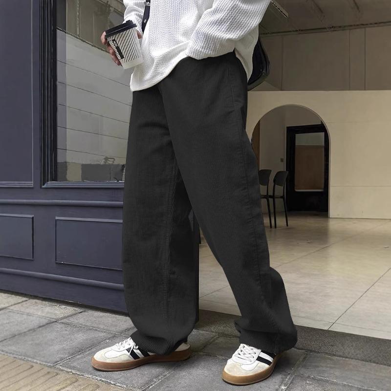 Men's casual pants are thin, spring and autumn pendant feeling mopping floor straight pants, casual long pants
