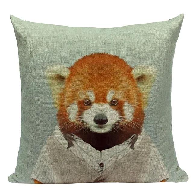 Cute Cartoon Animals Koala Panda Bear Polyester Sofa Home Pillows Cover Decorative Cushion Cover Almofadas Pillowcase