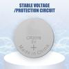 Pack Of 5 CR2016 3V Button Cell Batteries High Performances Lithium Batteries Long Lifespan for Watches Calculators