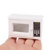 Horno Microondas Miniatura para Casa de Muñecas 1/12 Modelo Accesorio Cocina Hogar Juguetes para Niños