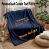 Red Bull Racing Individuelle Flanell-Kuscheldecke Drucken Sie Ihren Namen Text Weiche Warme Decke Weihnachtsgeschenk