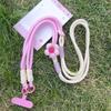Stain-Resistant 3 In 1 Phone Lanyard 120cm Crossbody Neck Wrist Strap Hanging Rope for Daily Commute Shopping