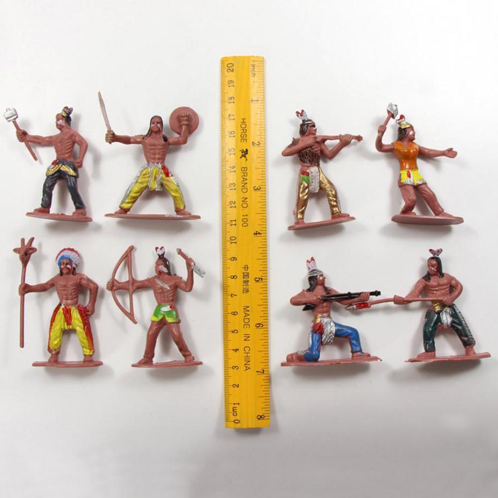Funny Indian Figures Tribes 13Pcs/Set Model Home DIY Scenery Accessory
