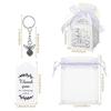 Keyring Chain Yarn Bags Thank You Pendant for Kids Shower Favours Wedding Favor