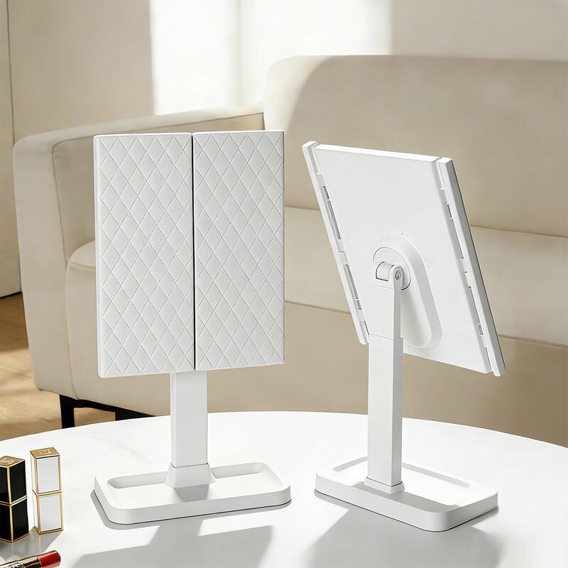 Oeny Foldable LED Desktop Makeup Mirror