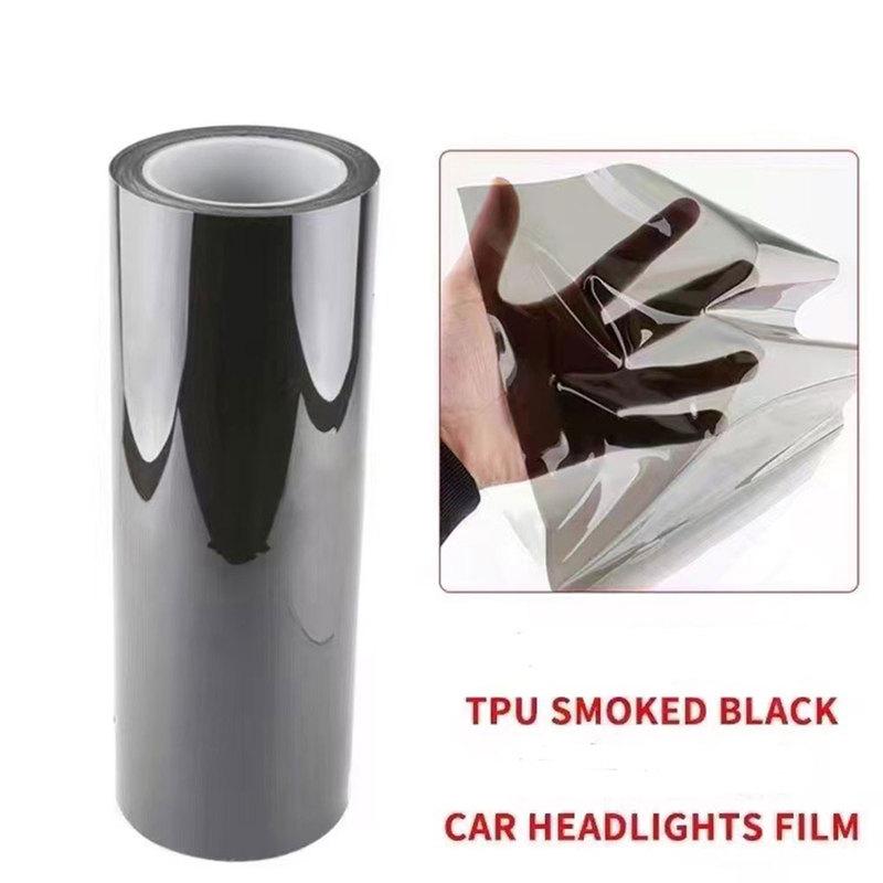 Pre-cutting Headlight Taillight Protective Film For Tesla Model 3 Highland  2024 Headlamp Taillamp Black Color Changing Film
