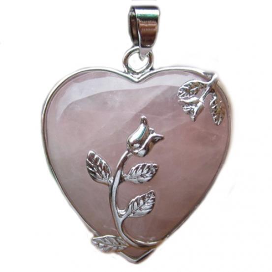 Buy Women's Rose Quartz Alloy Flower 