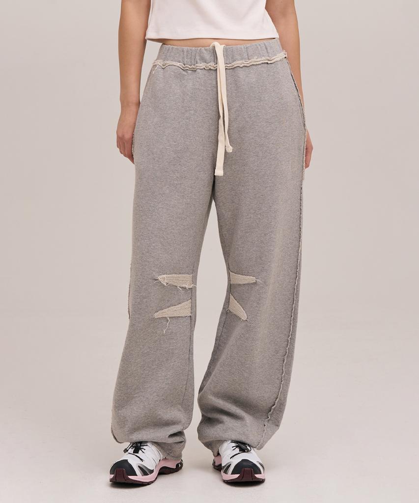 Jolliangbol Scratch Point Balloon Sweat Pants (Grey)