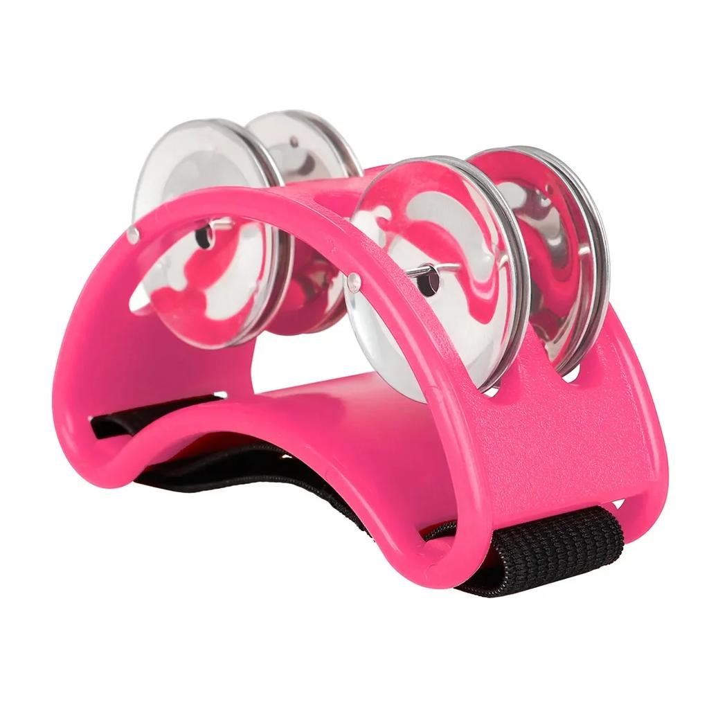 Foot Tambourine Musical Instrument Percussion Foot Drum Foot Shaker Musical Instrument for Singer Guitar Players KTV Party