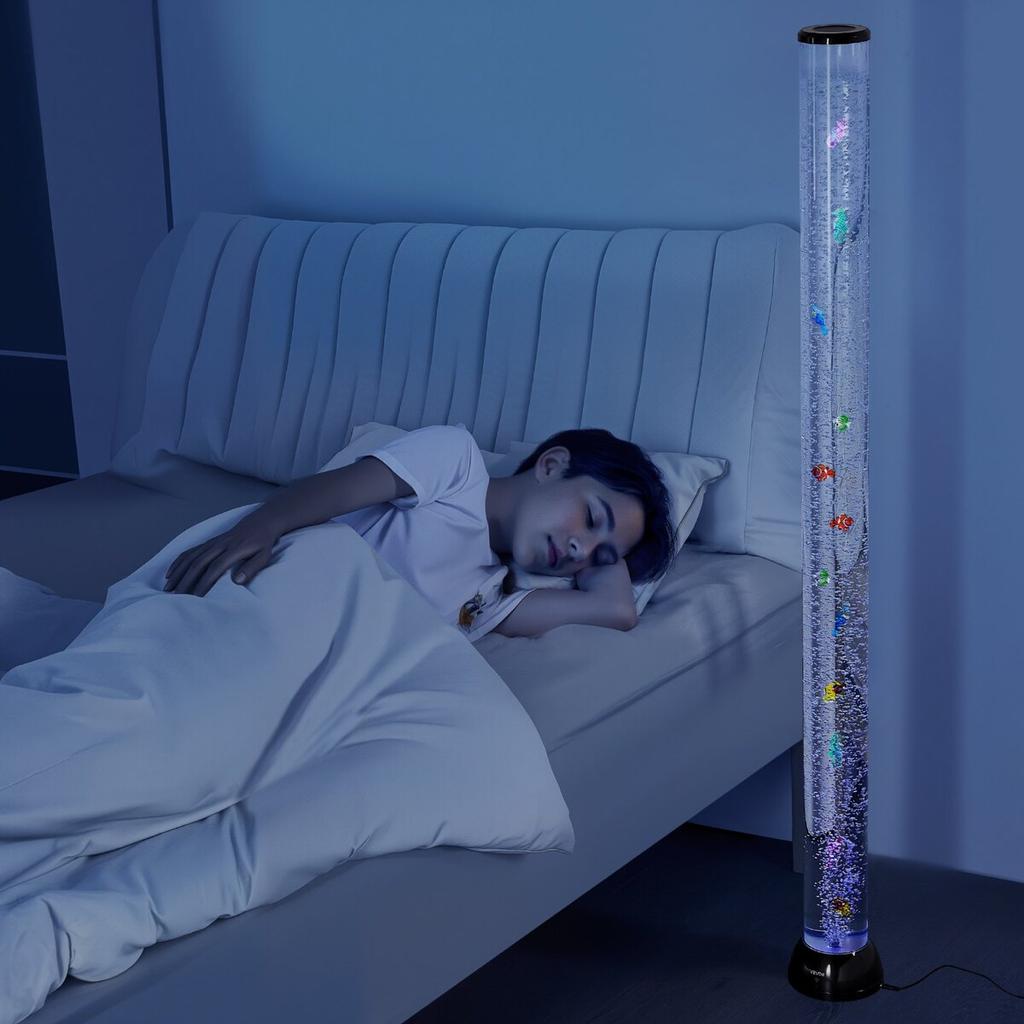 Bubble Tube Lamp 16 Color 150 cm Sensory Aquarium Lamp for Relief Calming