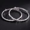 [Bamboo Joint Sliding Bangle Bracelet Simple Comfort Lucky Design Adjustable Versatile Gift for Women]