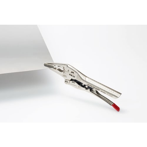 SK11 (SK11) Auto Adjust Locking Pliers Long Nose 202mm SRA-200L Maximum Opening 51mm