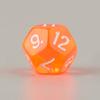 10x Acrylic Dice Transparent 12 Sided Colorful Dice Casino Poker Game Bar Party Crystal Dices Children Board Game Toy