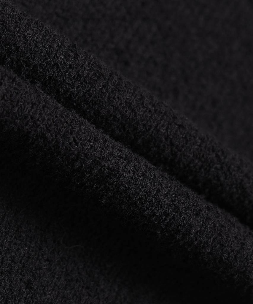 247Silijeu Boucle Terry Knit Black