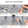 Magnetic Snap Buttons for Sweaters and Coats - Hidden Buckle Accessories and Fasteners.