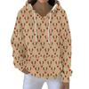 Christmas Hoodies For Women Funny Cute Printed Holiday Sweatshirt Winter Oversized Pullover Tops