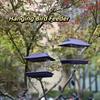 Large Capacity Hanging Bird Feeder House Type Leak-Proof Automatic Hummingbird Feeder Transparent Plastic Bird Feeding Artifact
