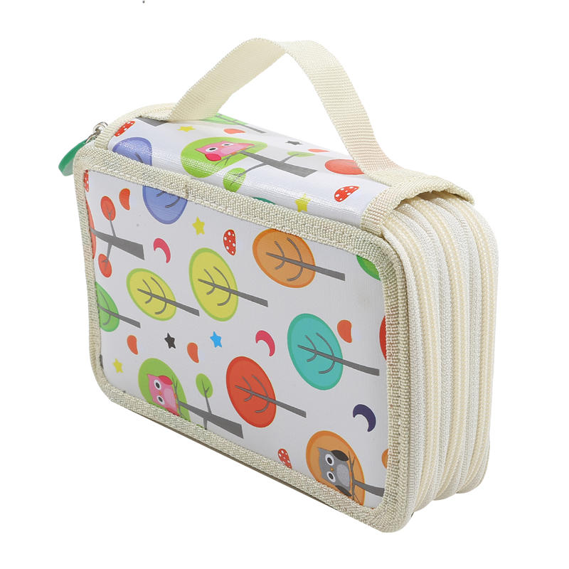 Mehrfachfach Bunt Studenten Bleistift Marker Etui Box Großes Fassungsvermögen Skizzenzeichnen Pinsel Schreibwaren Etui